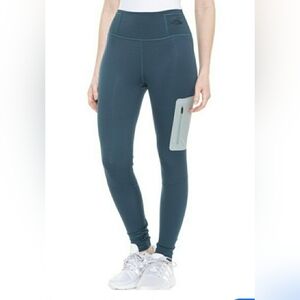 The North Face Women's Teal Leggings Pants Size M